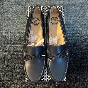 Driving Loafers, Navy leather, New, 11